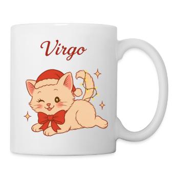 Virgo Katzenzauber Weihnacht - Tasse - Weiß - Rechts