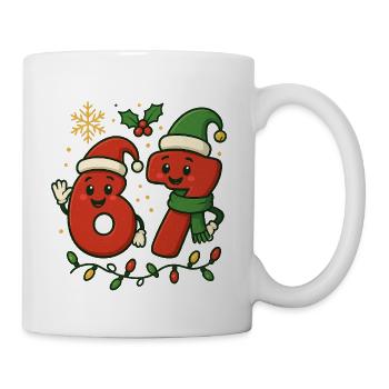 Joyeux Brainrot - Mug blanc - blanc - Droite