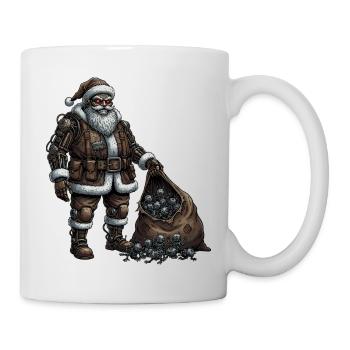 Père Noël cyborg - Mug blanc - blanc - Droite