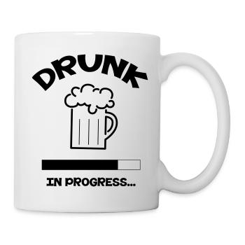 Drunk in Progress - alcohol - Mug - white - Right