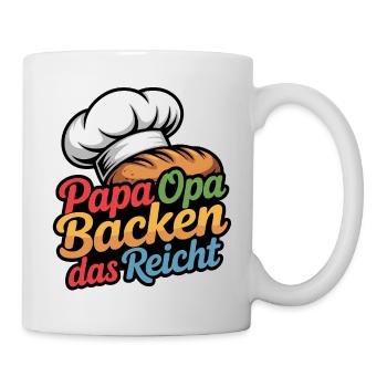 Baking dad grandpa that's enough - Mug - white - Right