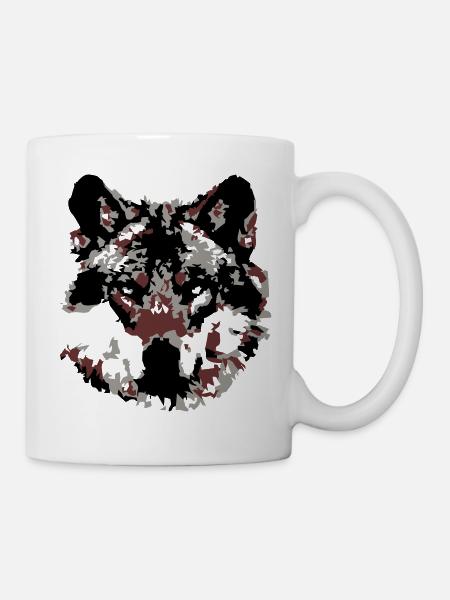 Canis Lupus - Mug blanc - blanc
