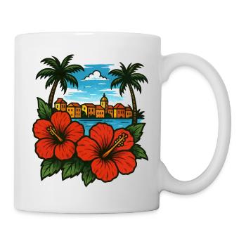 Hibiscus Coastal Paradise Caribbean - Mug - white - Right