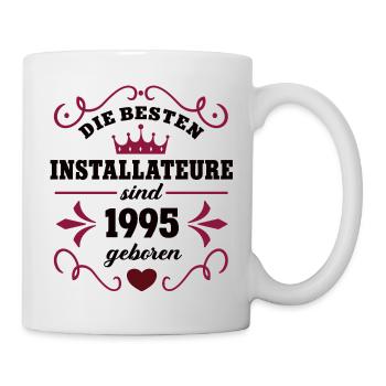 1995 Plumber Birthday Year 95 - Mug - white - Right