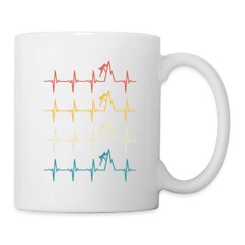 Climbing Heartbeat Climber - Mug - white - Right