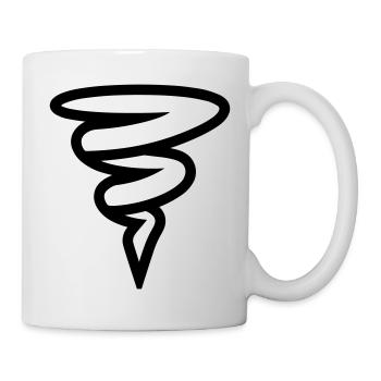 Tornado - Tasse - Weiß - Rechts