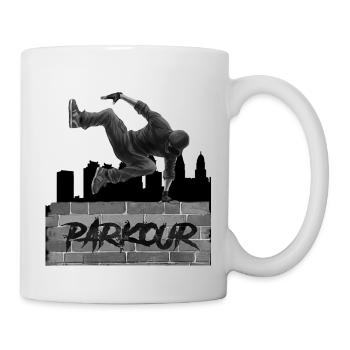 Parkour - Mug blanc - blanc - Droite