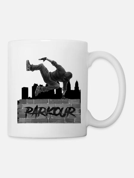 Parkour - Tasse - Weiß