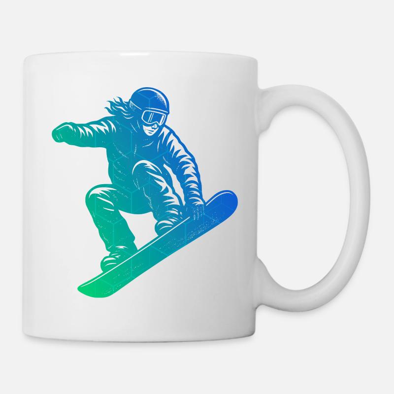 Direct Snowboard Statement - Mug - white