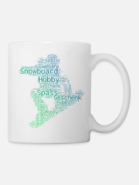 Statement für alle Snowboard - Tasse - Weiß