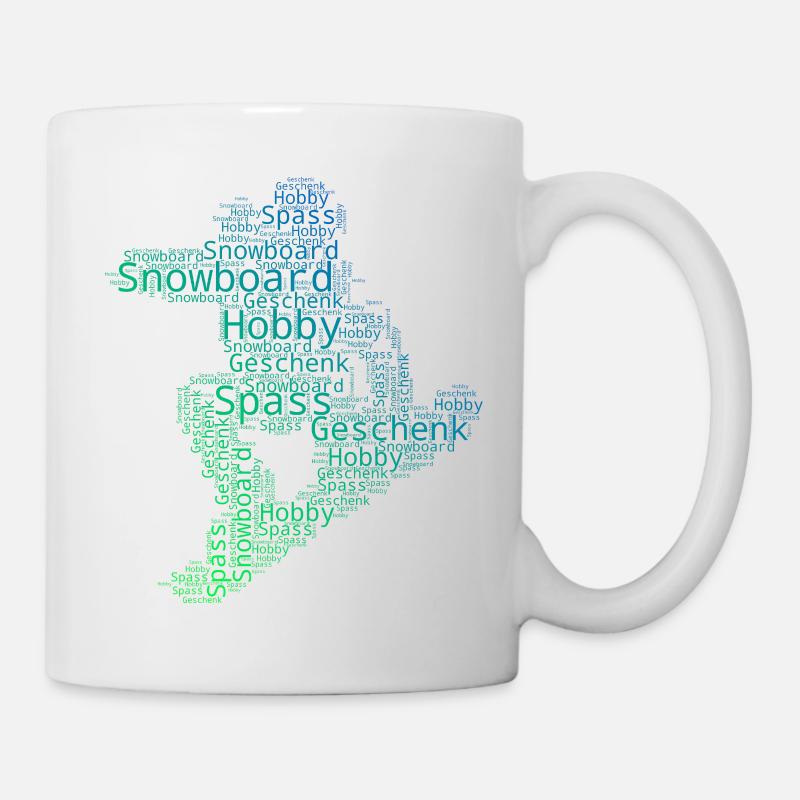 Statement für alle Snowboard - Tasse - Weiß