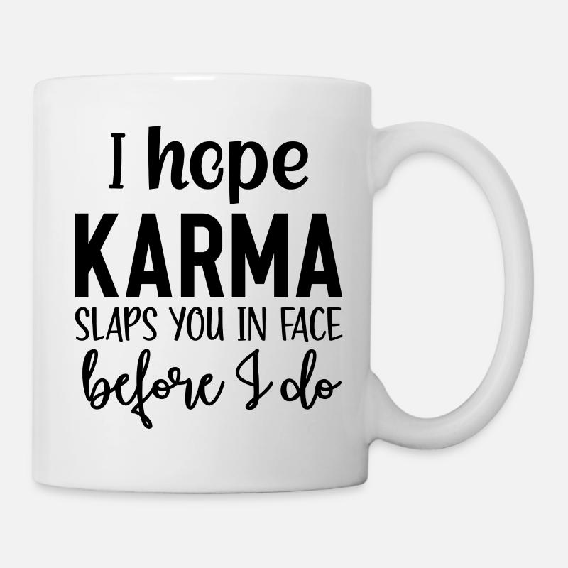 karma - Mug blanc - blanc