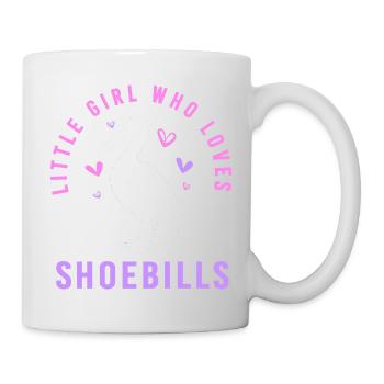 Schuhschnabel - Tasse - Weiß - Rechts