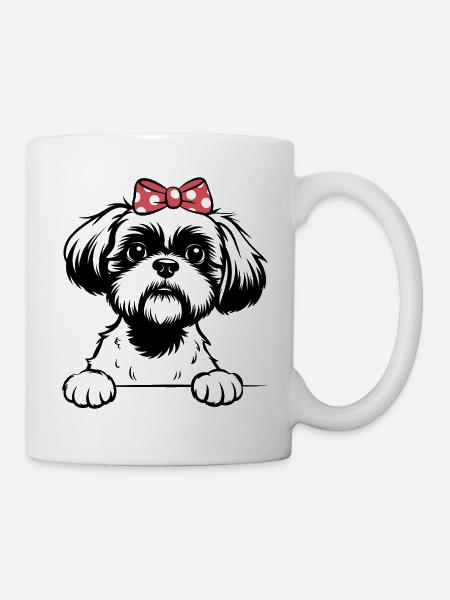 Shih Tzu - Tasse - Weiß