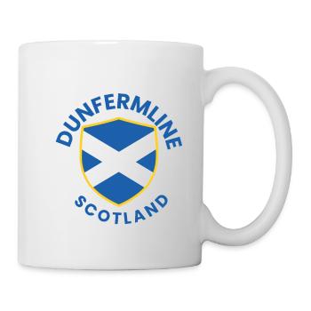 Dunfermline Scottish Shield Design - Mug - white - Right