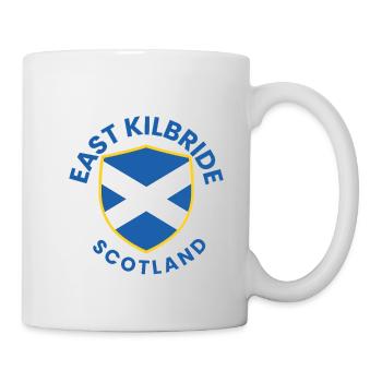 Emblème du bouclier d’East Kilbride - Mug blanc - blanc - Droite