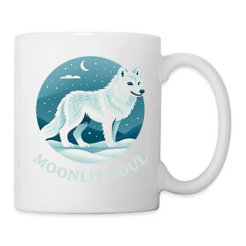 Wolf of the Moonlit Night - Mug - white - Right