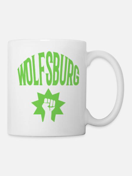 Wolfsburg - Tasse - Weiß