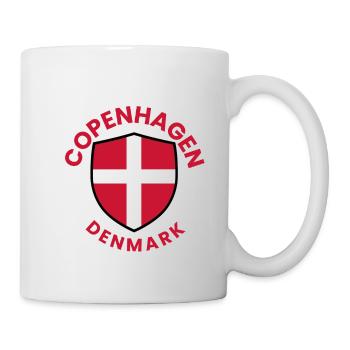 Danish Shield Copenhagen Badge - Mug - white - Right