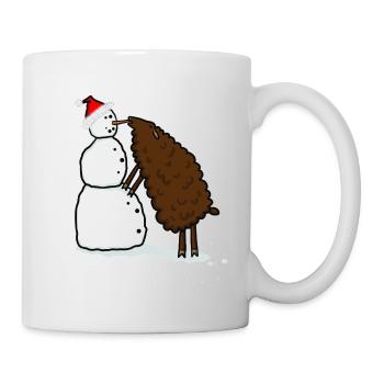 Snowman & Sheep - Mug - white - Right