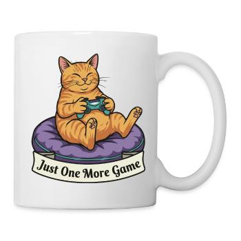 Cat Gamer – NochMehrSpiel - Mug - white - Right