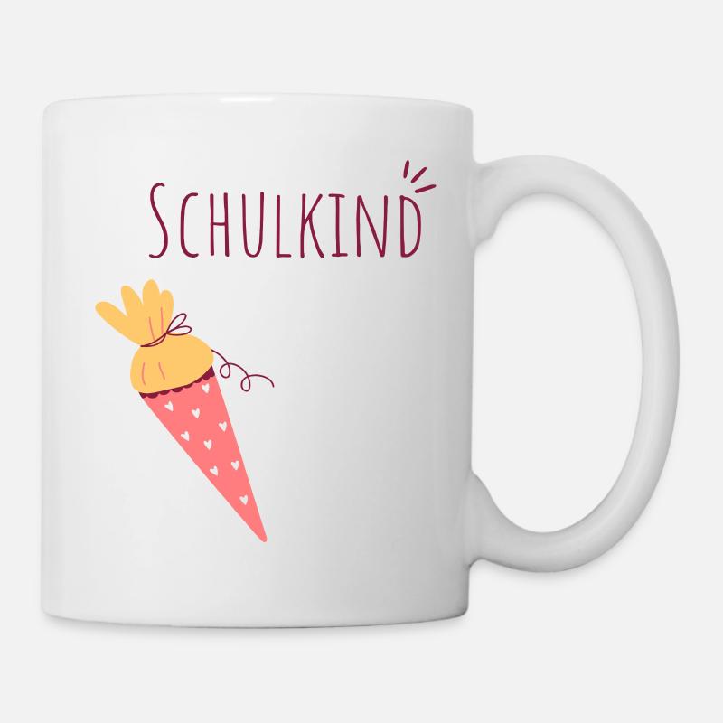 Conception de cônes de glace pour enfants - Mug blanc - blanc