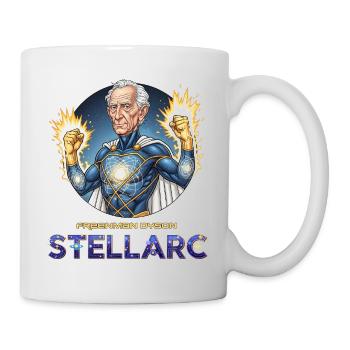 Stellarc Kosmischer Held - Tasse - Weiß - Rechts