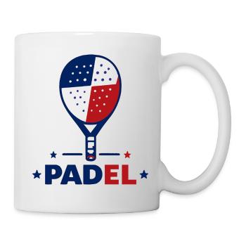 padel france patriote - Mug blanc - blanc - Droite