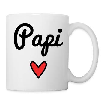 PAPI. Grandpa. DAD. FATHER'S DAY. HAPPY FATHER'S DAY. - Mug - white - Right