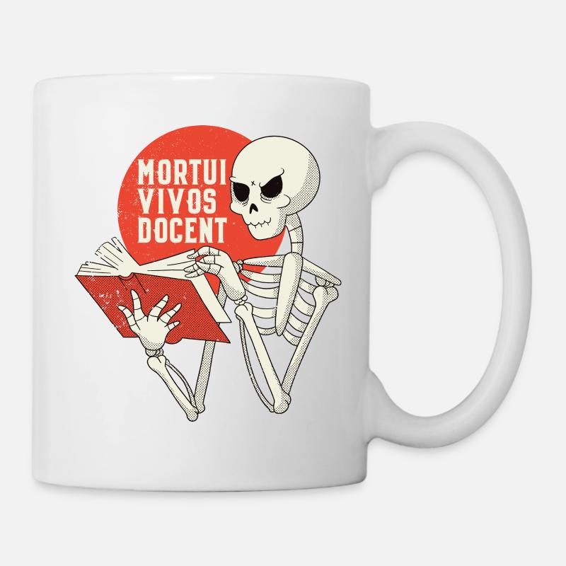 MORTUI VIVOS DOCENT - Tasse - Weiß