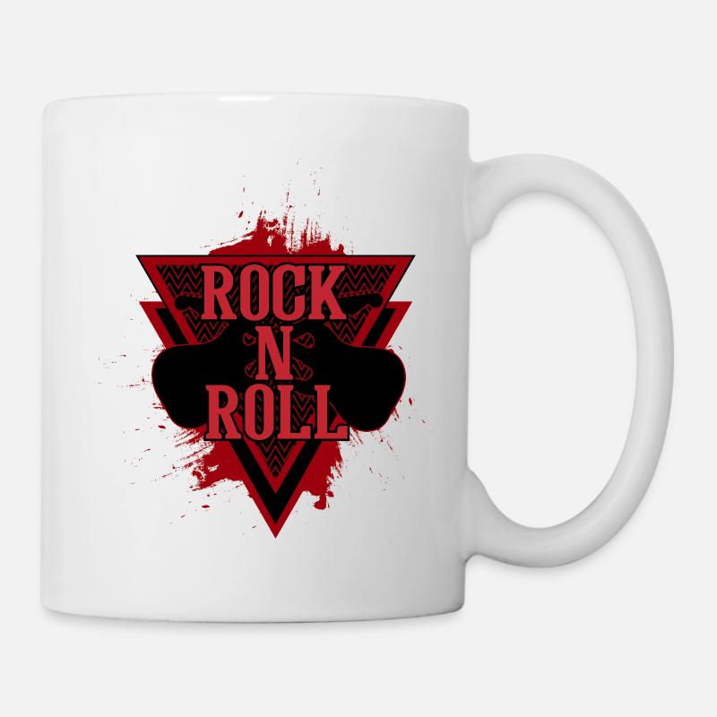Rock´n´Roll - Tasse - Weiß