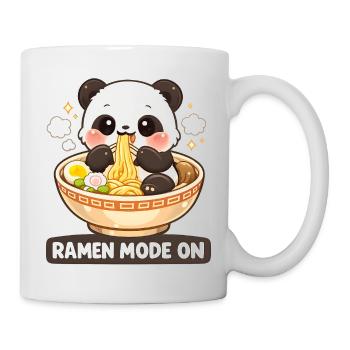 Ramen mode on Panda - Tasse - Weiß - Rechts