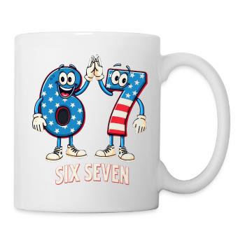 US Flag 67 Memes Six Seven - Mug - white - Right