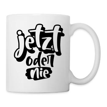 Maintenant ou jamais - Mug blanc - blanc - Droite