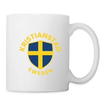 Kristianstad Shield Schweden - Tasse - Weiß - Rechts