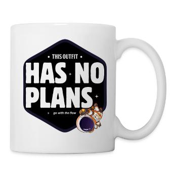 Has No Plans Space Outfit Meme - Mug - white - Right