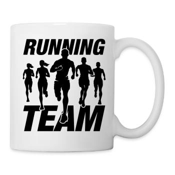 Running Team Laufen Marathon - Tasse - Weiß - Rechts