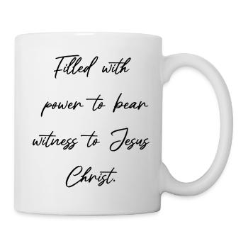 Rempli de la puissance de Dieu - Dynamis Christ - Mug blanc - blanc - Droite