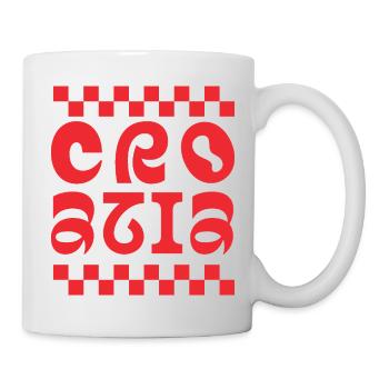 Croatia Retro Typeface Logo - Mug - white - Right