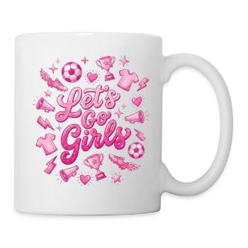 Soccer Football Girl Supporter Woman - Mug - white - Right