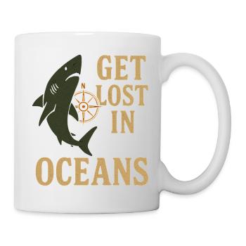 Get Lost in Oceans Nautik - Tasse - Weiß - Rechts