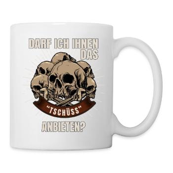 Puis-je vous dire au revoir - Mug blanc - blanc - Droite