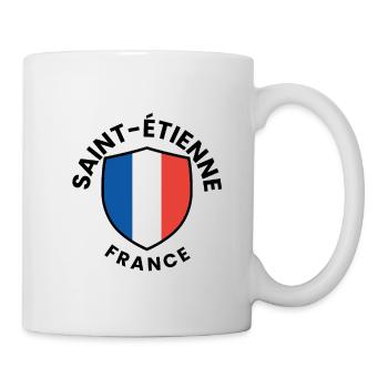 Saint-Etienne France Shield - Mug - white - Right
