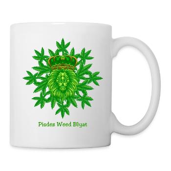 Pisdez Weed Blyat - Tasse - Weiß - Rechts