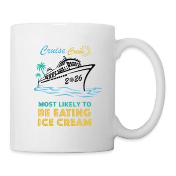 L’équipage de croisière mange très probablement de la crème IC - Mug blanc - blanc - Droite