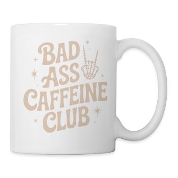 Bad Ass Caffeine Club Coffee - Mug - white - Right