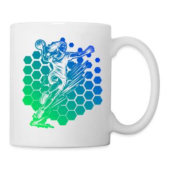 Handball motif with recognition value for - Mug - white - Right