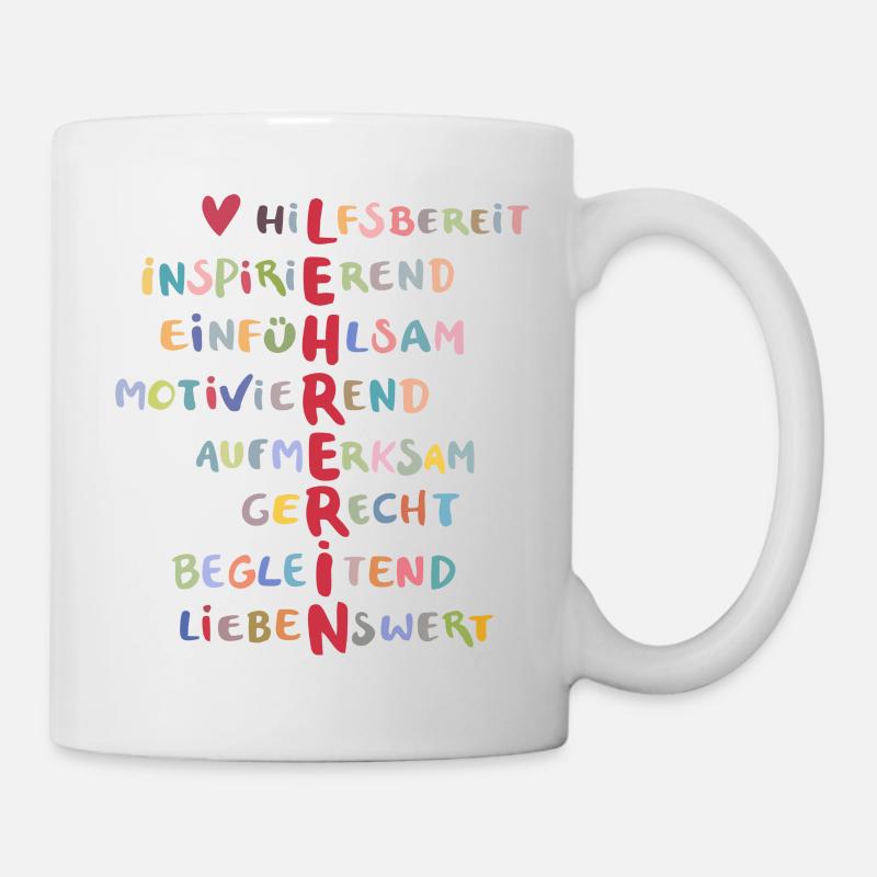 enseignant - Mug blanc - blanc