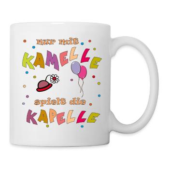 The band only plays with camels - Mug - white - Right