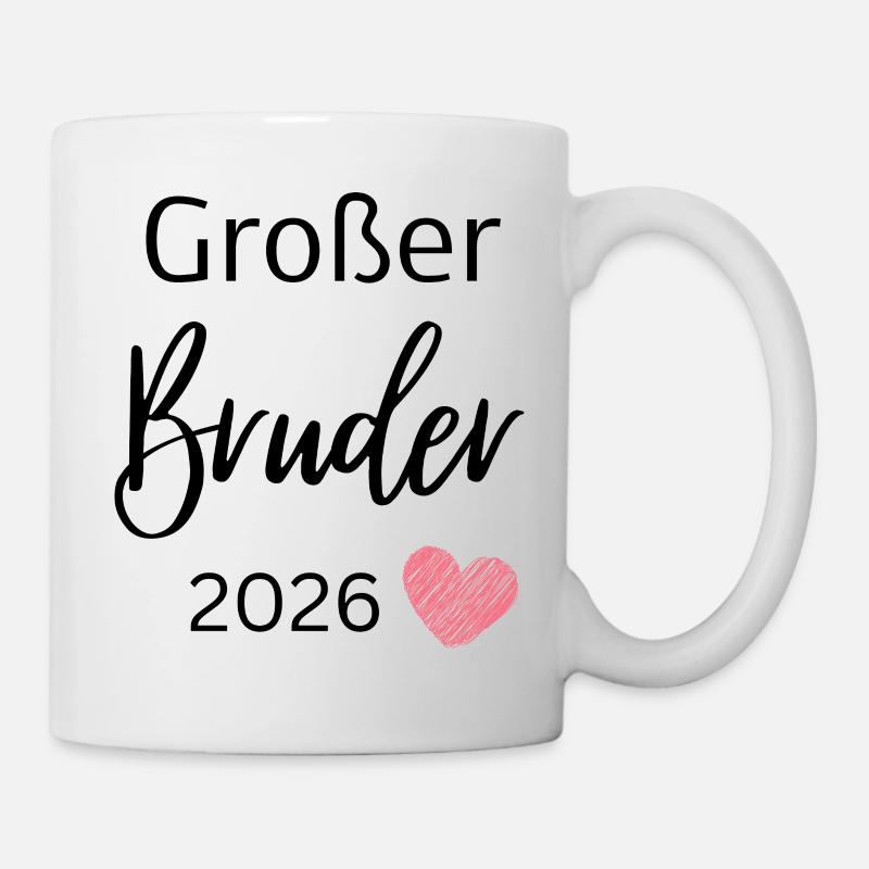 Großer Bruder 2026 - Tasse - Weiß